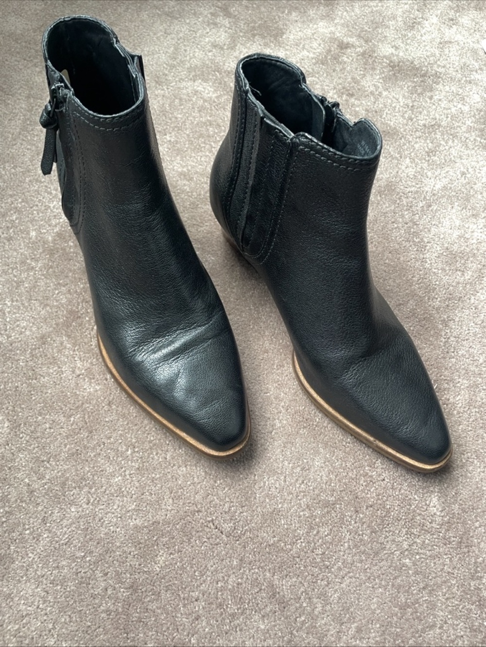 Cole Haan size 9 black booties